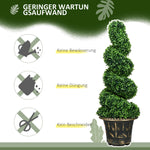 Artificial Plants, Boxwood Houseplant 90 cm UV-resistant, Green