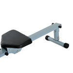 Rowing Machine, LCD Display, Steel+PVC, Gray