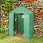Greenhouse, Roller Door Window Shelves, Steel