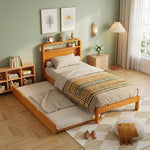 Wooden Bed 90x200cm with 90x190cm Pull-Out Bed, Wood
