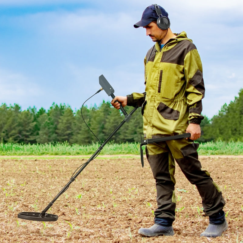Metal Detector, 5 Modes, IP68 Waterproof, Dark Gray