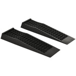 Access Ramp Set, Threshold Curb Rubber, Black