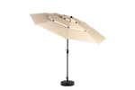 Outdoor Umbrella 14.8 Ft Double Sided Rectangular Large with Crank, Khaki