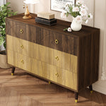 Modern Sideboard Storage Cabinet Chest of Drawers 120x40x81cm Multi-Use