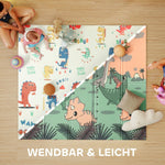 Baby Play Mat, Foldable Double-Sided Crawling, Multi-Coloured