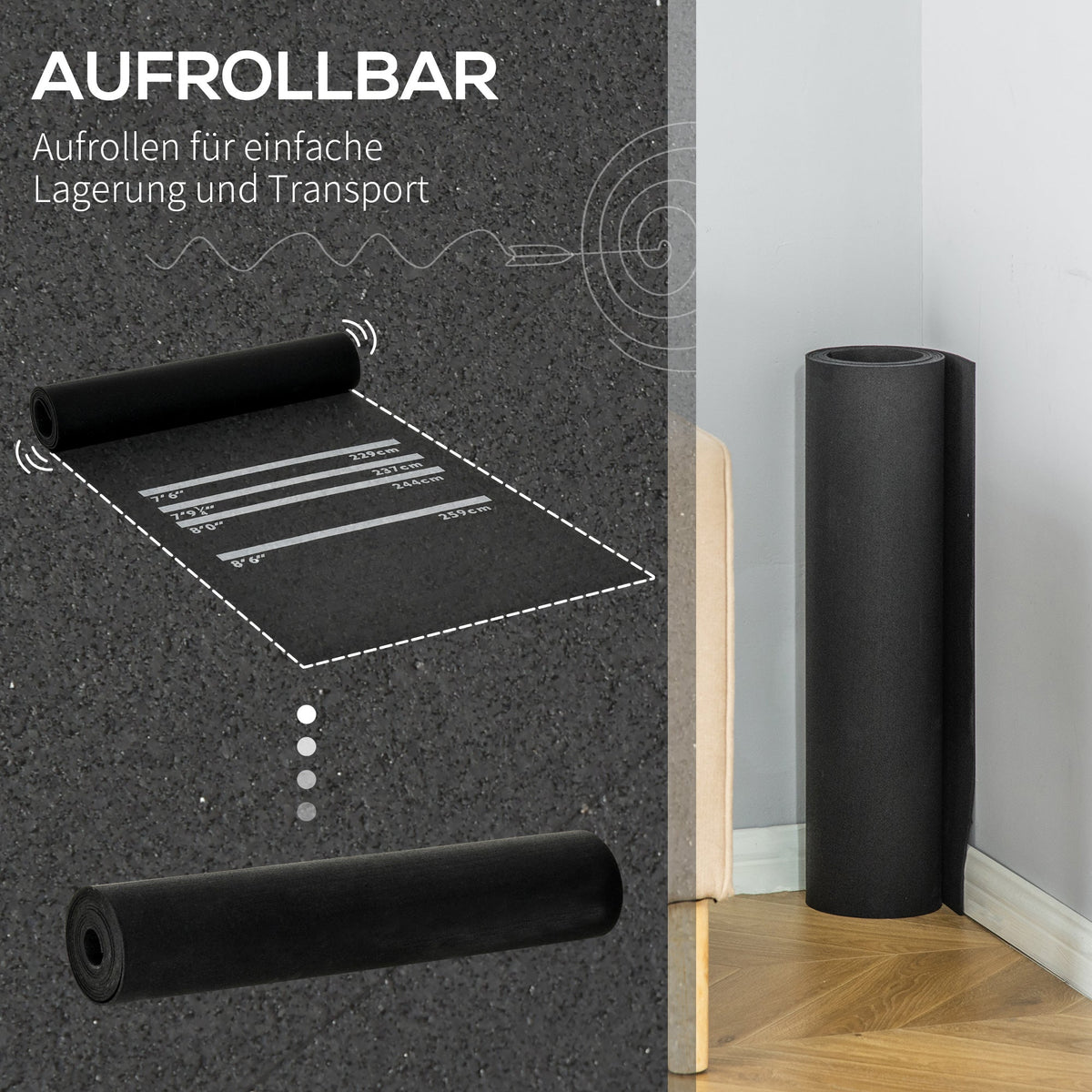 Dart Mat Non-Slip, Rubber