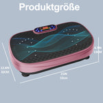 Vibration Plate Whole Body Fitness with Resistance Bands Speed Control