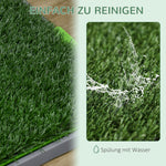 Dog Toilet, 2 Grass Mats, Potty Training, Indoor Outdoor, Green