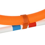 3-Piece Dog Agility Set, Training, Carrying Bag, Plastic White Yellow