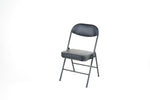 4 Pack Folding Chairs with Padded Seats Durable Metal Frame