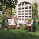 Artificial Cypress, Set of 2, 100 cm, Plastic
