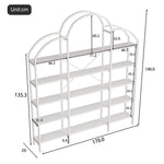 Shelf 170x26x190cm 5-Tier Cloud Shape - White