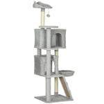 PawHut Cat Tree 160cm Multiple Levels Sisal