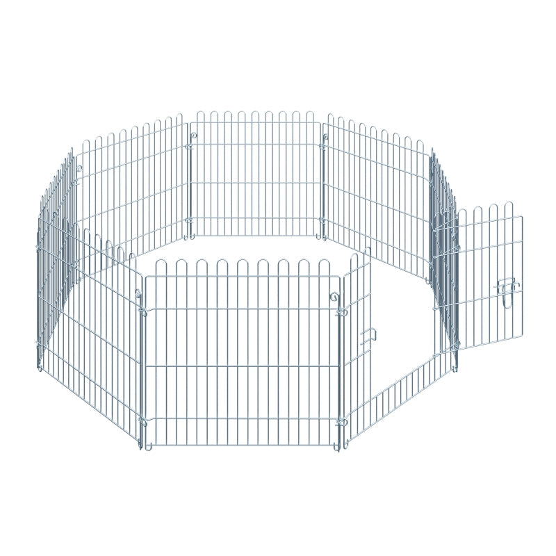 Free-Range Enclosure, 8-Part Puppy Playpen W63 x H60 cm