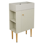 Bathroom Furniture Washbasin 55cm, Guest Bathroom Vanity Unit, White