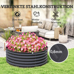 Raised Bed, Stackable Planter 120x120x43cm, Steel