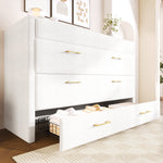 Wall Bed with Storage Drawer, USB Ports and Convertible Platform, Beige Linen