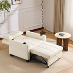 3-in-1 Pull-Out Sofa Bed - Cup Holders & USB Port, Single