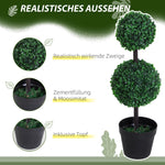 Artificial Plants, Set of 2, 67 cm, Plastic