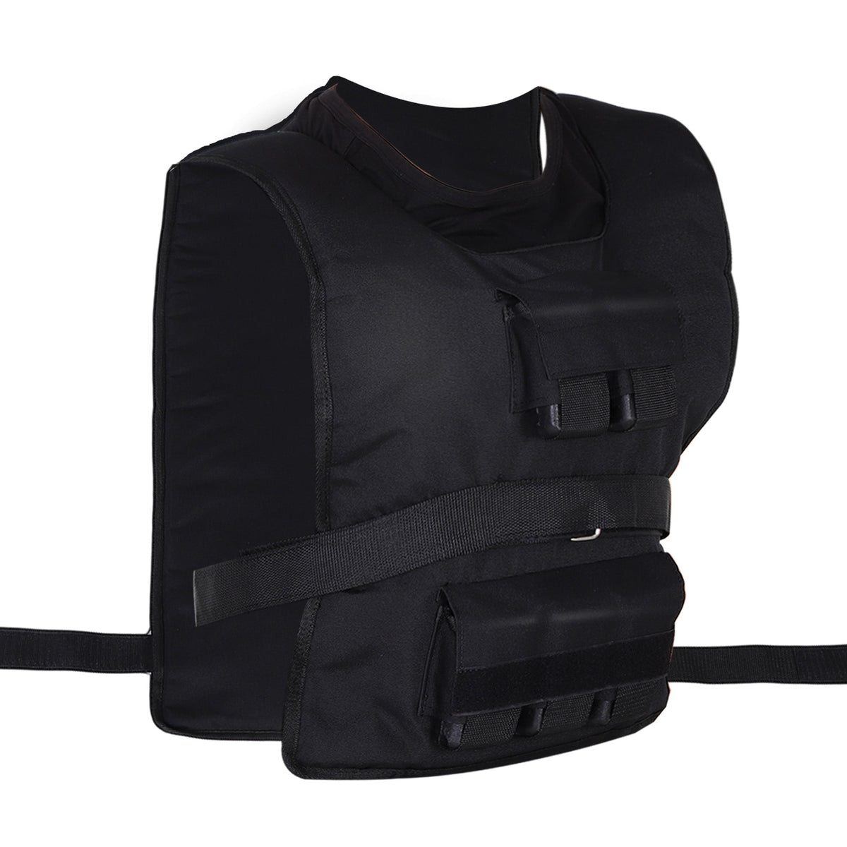 Weighted Vest 20 kg Adjustable Training Oxford Black