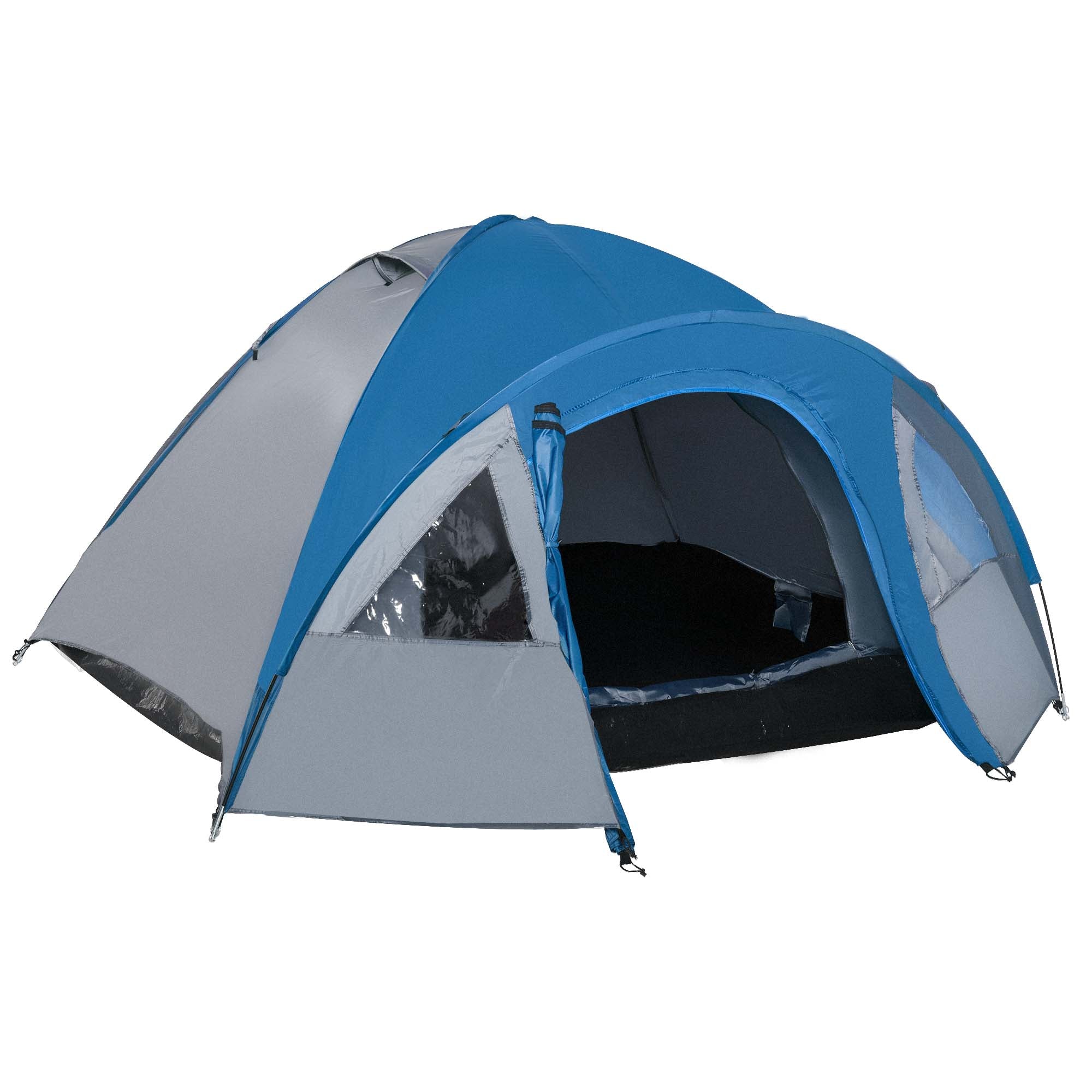Dome Tent, Outdoor Igloo, 4 Person, 4 Seasons, Waterproof, Double-Walled