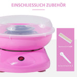 Cotton candy machine for parties & events, easy handling, quick results, pink