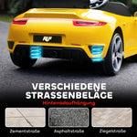 Electric Ride-on Car for Children with Remote Control and Music, Yellow