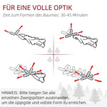 Artificial Christmas Tree, 180cm Snow 600-Branch, Green