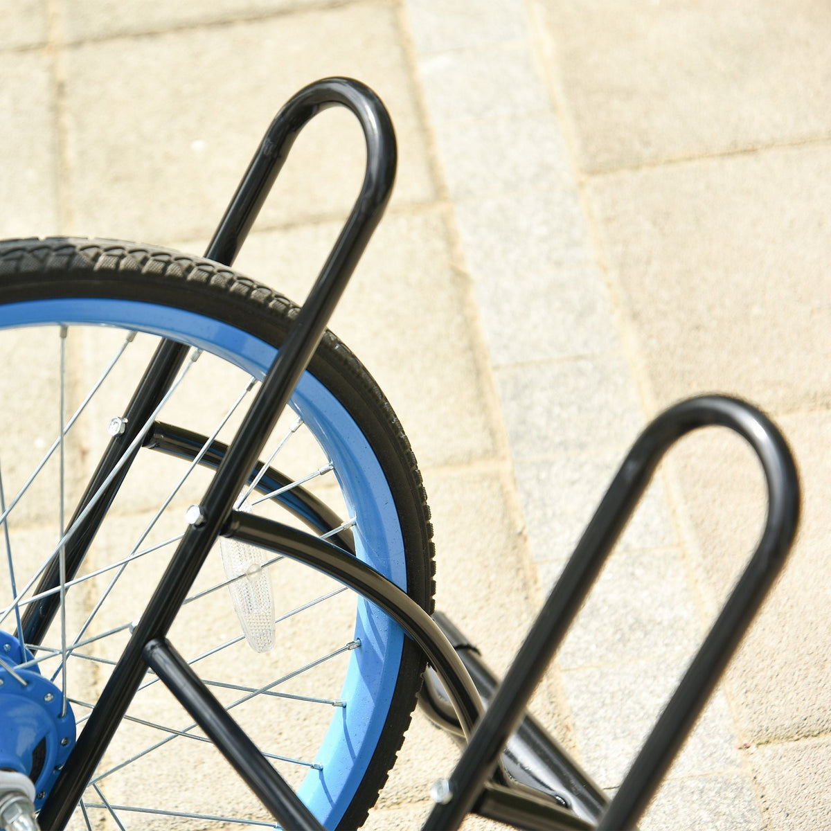 Bicycle Stand Assembly Stand Sturdy Metal, Black