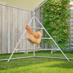 Aviary/Chicken Coop 3x4m Climbing Frame Roof Safety Lock - Metal