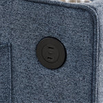 3-in-1 Sofa Bed with Slide-to-Transform Design and USB Charging, Navy Blue