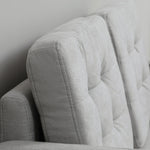2-Seater Sofa with Storage, Upholstered Velvet Look, 117x62x78 cm