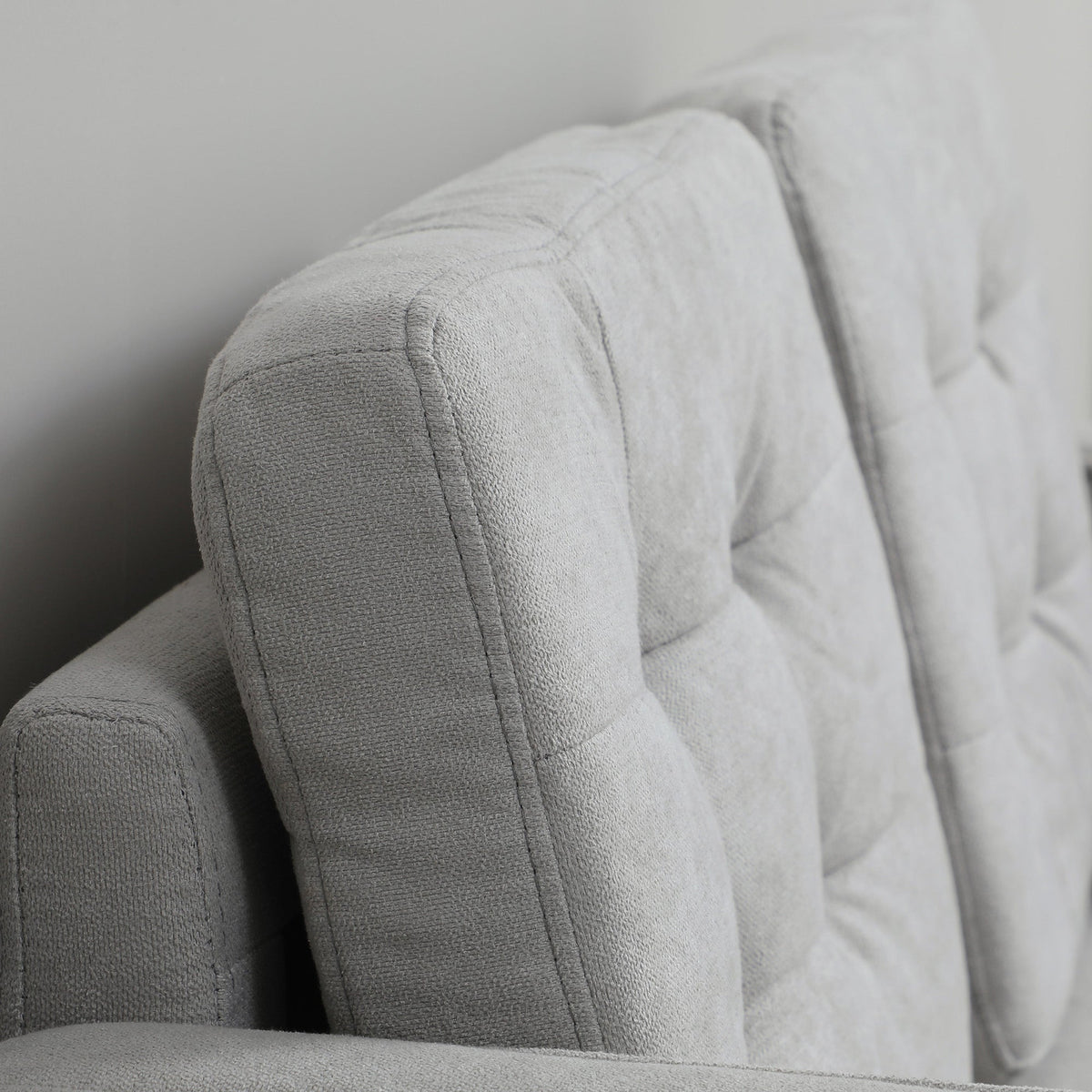2-Seater Sofa with Storage, Upholstered Velvet Look, 117x62x78 cm