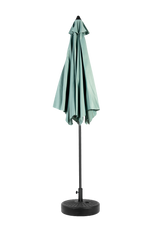 9 Ft Double Sided Outdoor Umbrella, Rectangular Large with Crank, Light Green