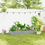 Raised Bed, Weather-Resistant Cold Frame Garden Planter, Steel