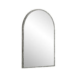 Arched Mirror, Wall/Vanity Decor for Bathroom/Living Room, Silver