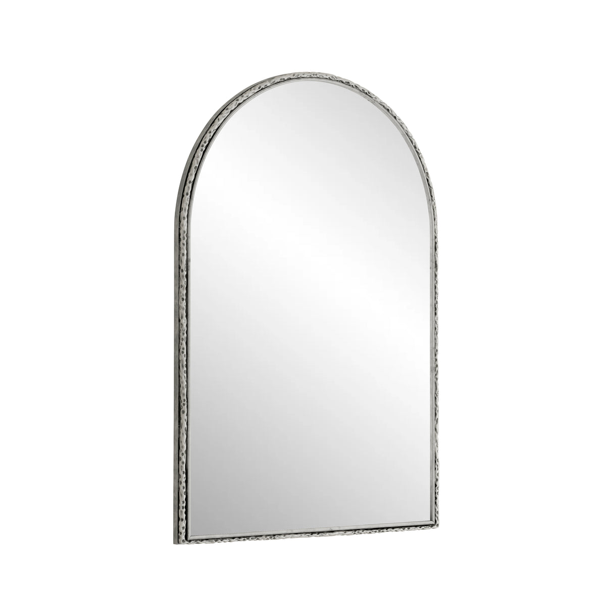LED Full-Length Mirror 163x54cm Dimmable Light, Black Aluminum Frame