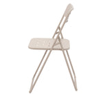 Outdoor 3-Piece Foldable Bistro Set, 2 Chairs & 1 Table, Beige