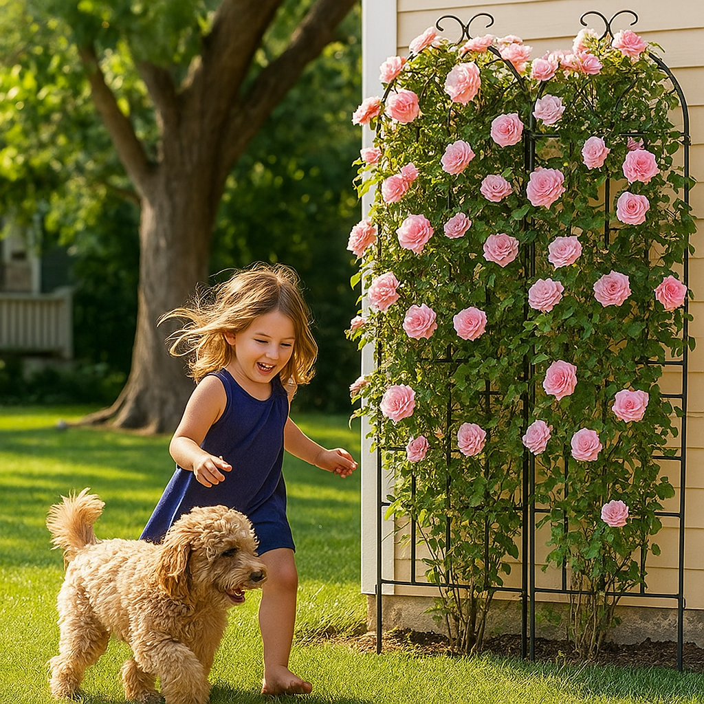 Garden Trellis, 2 Pack Climbing Plants, Metal