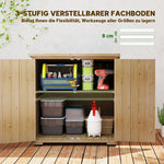 Outdoor Storage Box Weatherproof Asphalt Roof - Dark Grey