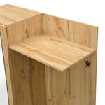 Wardrobe Set: 5 Hooks, Mirror, Shoe Cabinet, Built-in Storage, Hallway Bench.