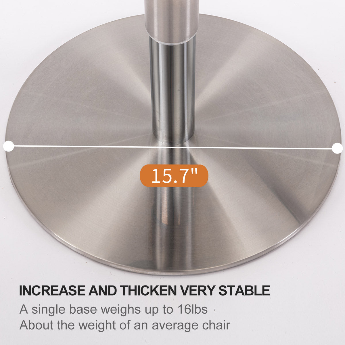Bar Stools Modern Leather Swivel Adjustable Height Backrest - Black Titanium Stainless Steel