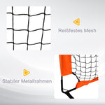 Football Goals, Foldable Mini Metal with Oxford Fabric, Orange