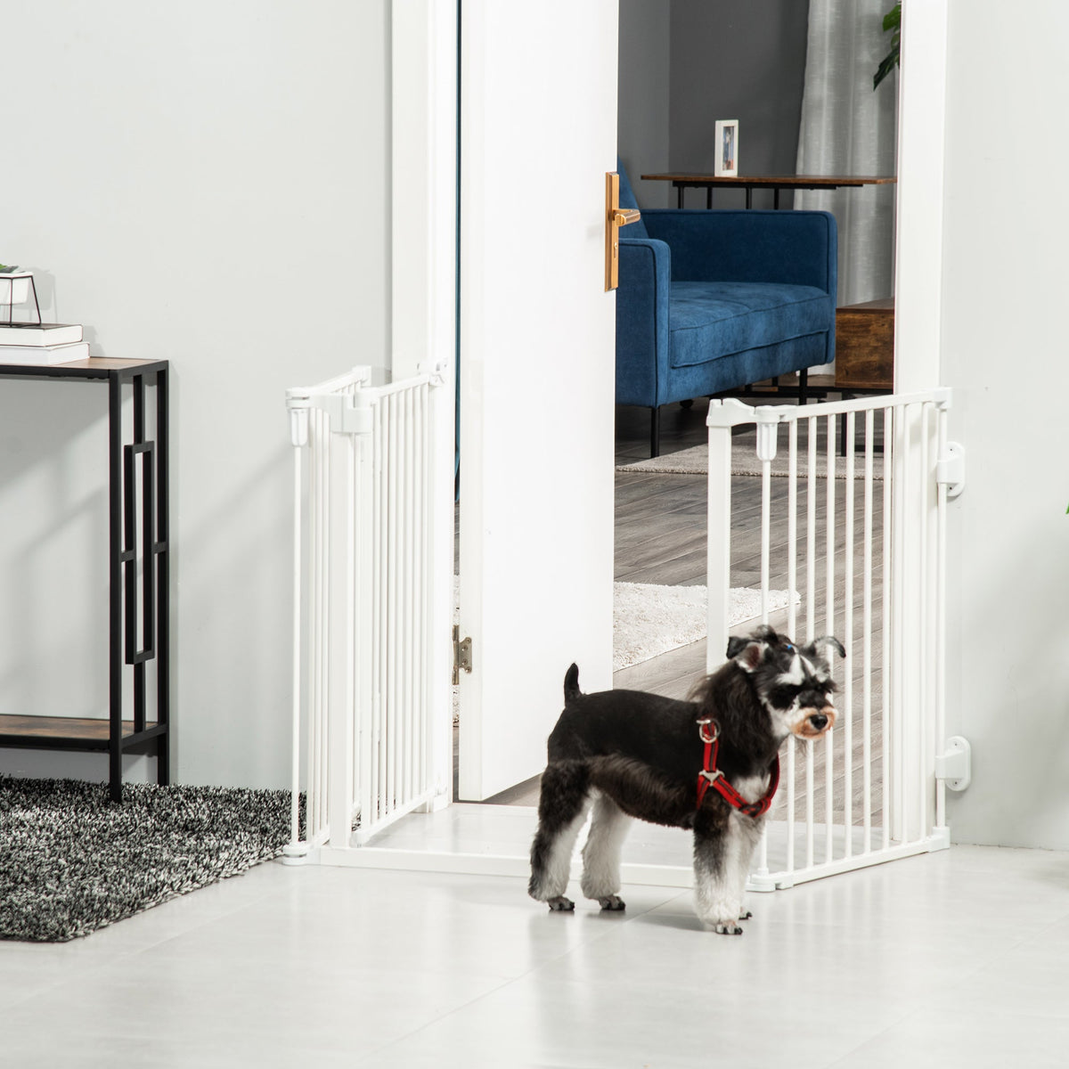 Dog Barrier, Configurable Foldable Automatic Door, Metal
