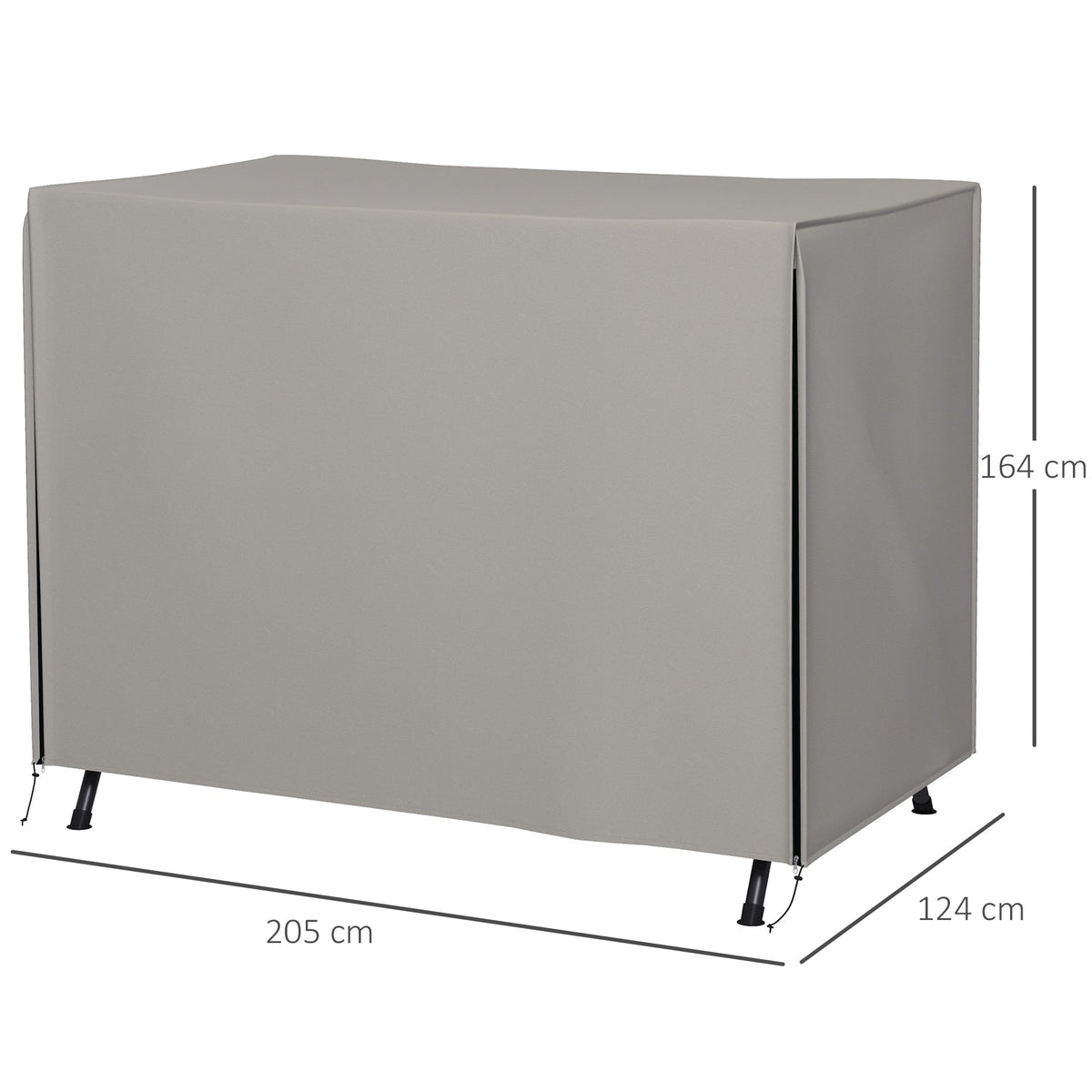 Garden Swing Cover, Protective, Waterproof, Sun Protection, Oxford Grey