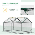 Foil Greenhouse Window 120x60x60cm Cold Frame PVC Transparent
