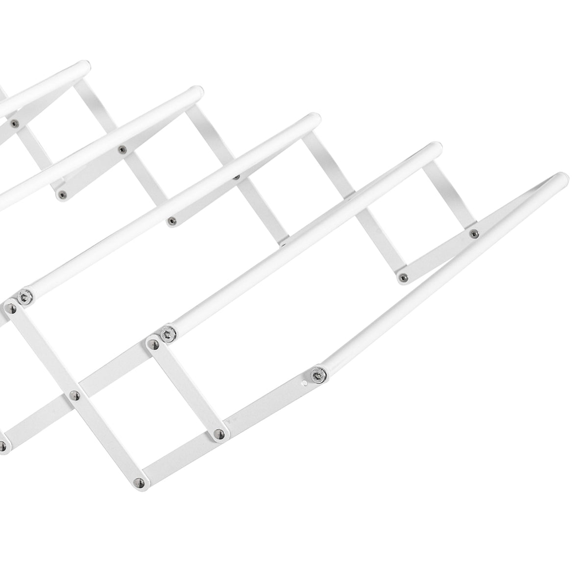 Wall Dryer, Space-Saving Clothes Airer, Metal White