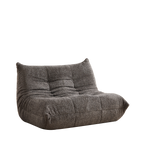 Chenille Togo Two-Seater Sofa with Memory Foam and High-Density Elastic Foam, Chenille Fabric