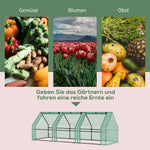 Greenhouse Cold Frame, 270x90x90cm Tomato House for Garden/Balcony, Green