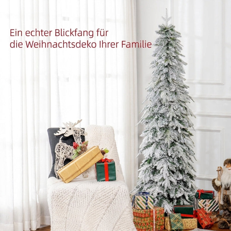 Artificial Christmas Tree, 180cm Snow 600-Branch, Green
